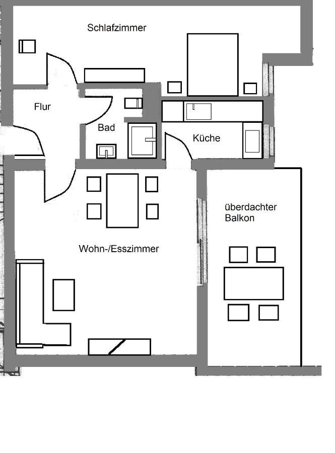 Ferienwohnung Frieda Mit Ueberdachtem Balkon 빈터베르크 외부 사진